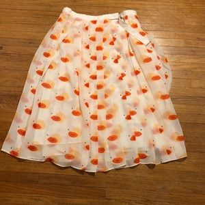 COPY - New York & Co. Eva Mendes Wrap MIDI Skirt Size M